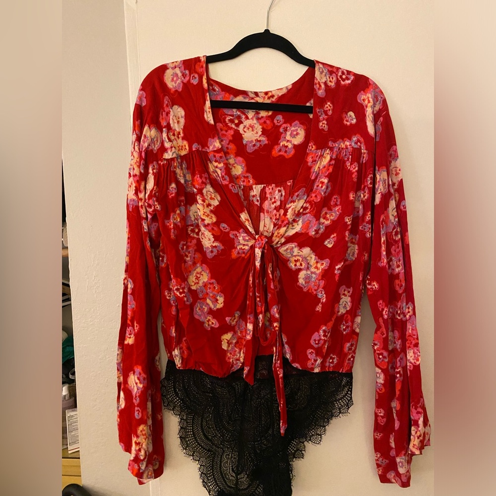 Free People Bodysuit Blouse